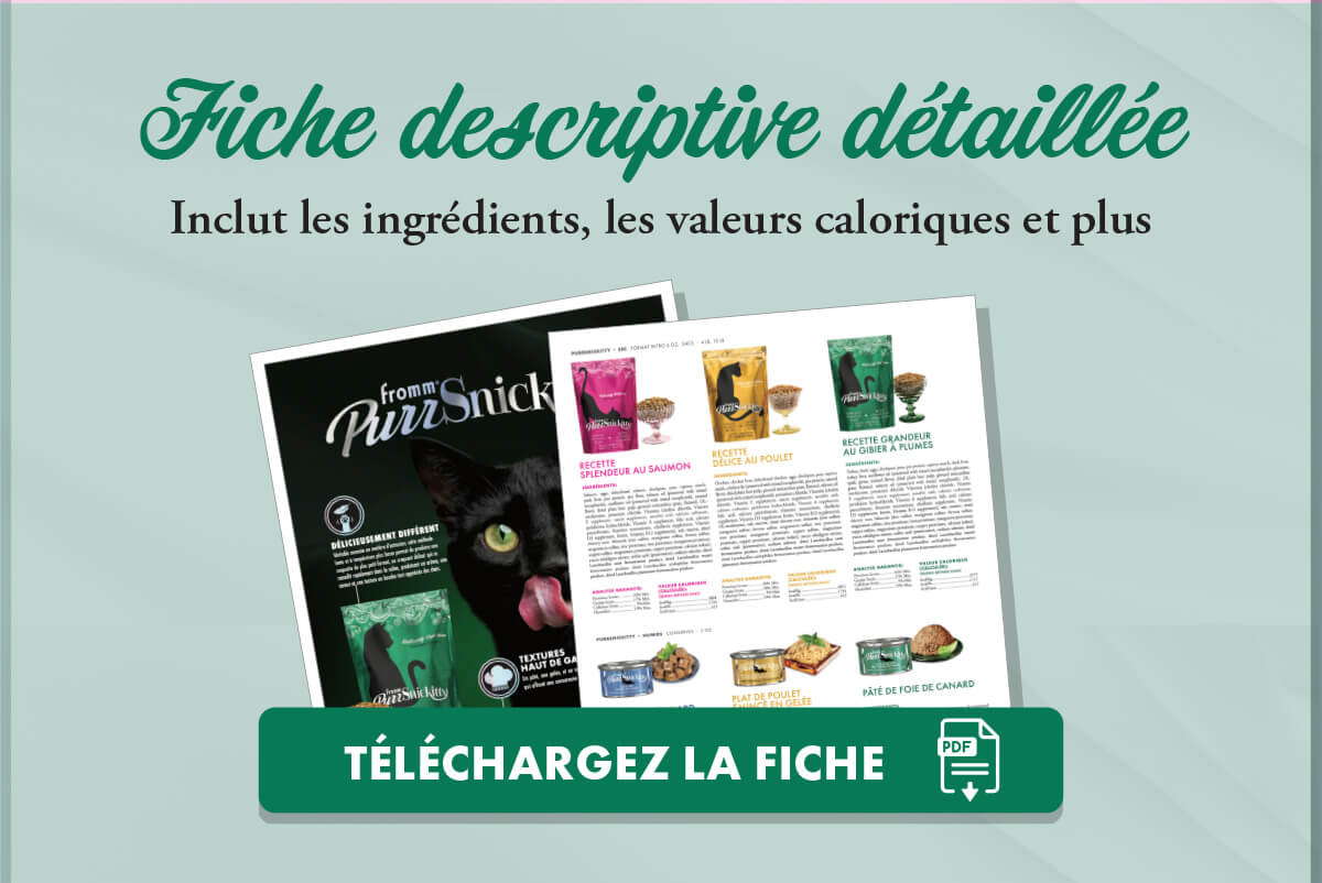 Fiche descriptive détaillée Inclut les ingrédients, les valeurs caloriques et plus. TÉLÉCHARGEZ LA FICHE