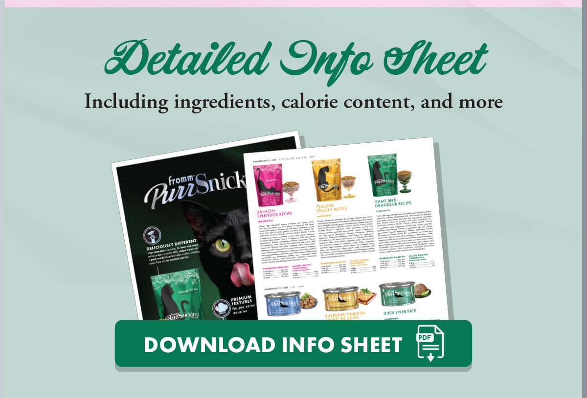 Detailed Info Sheet Including ingredients, calorie content, and more. Download info sheet.