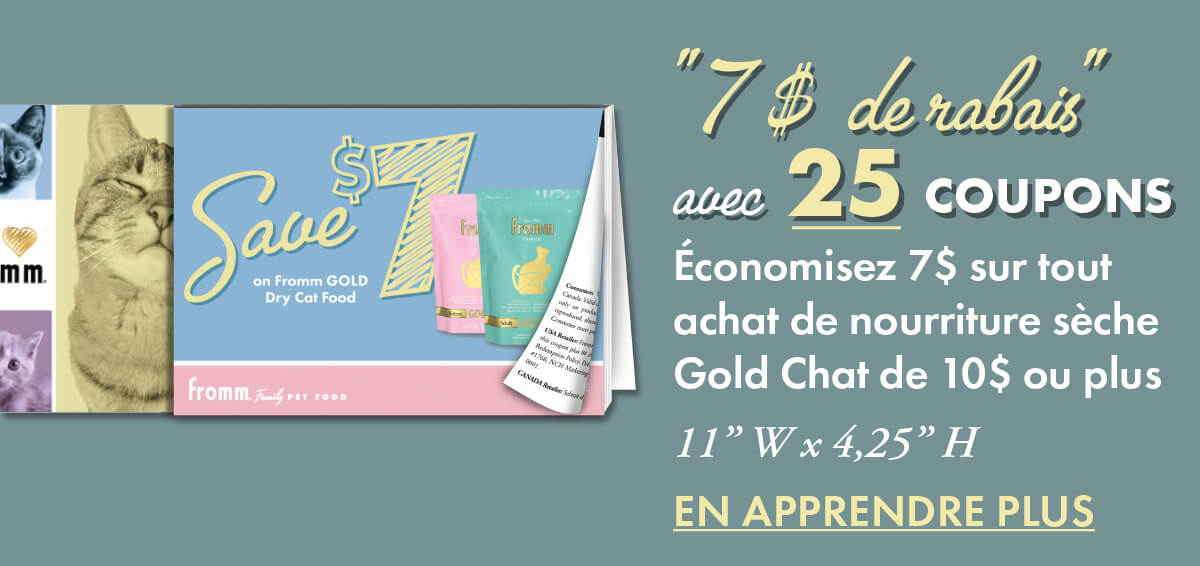 "7 $ de rabais" avec 25 COUPONS [EN APPRENDRE PLUS]