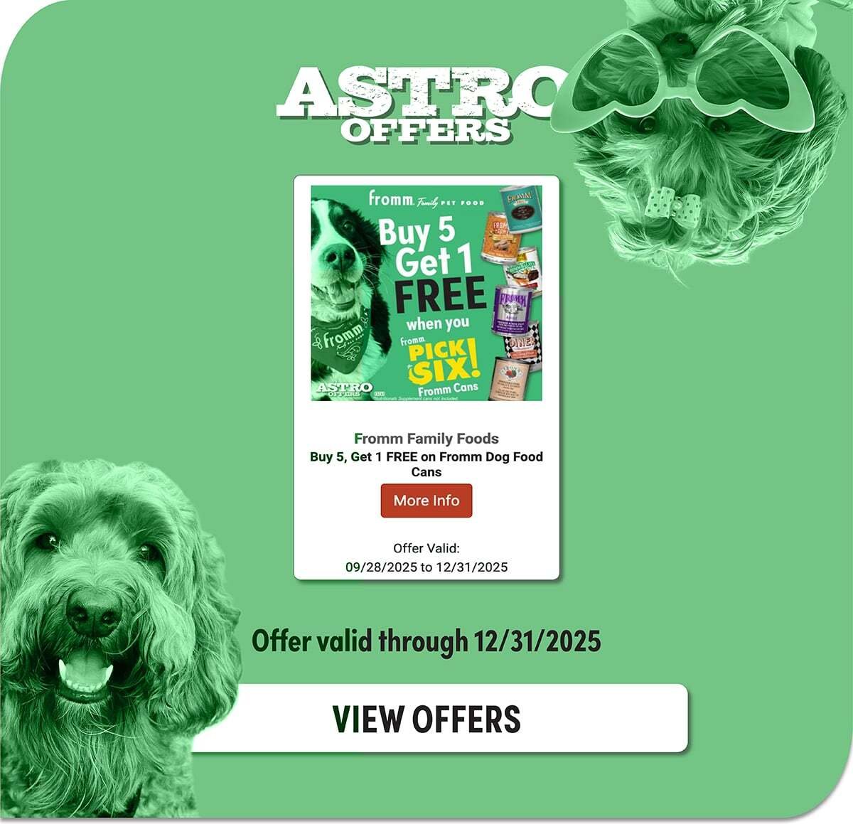 Astro Offers valid through 12/31/2025
