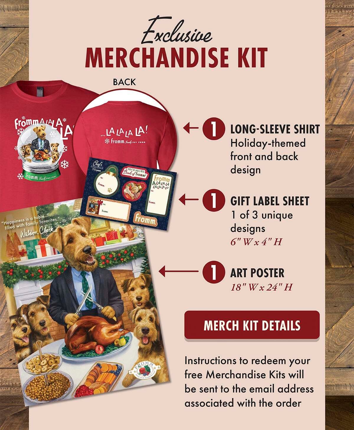 Exclusive Fromm Merchandise Kit Details