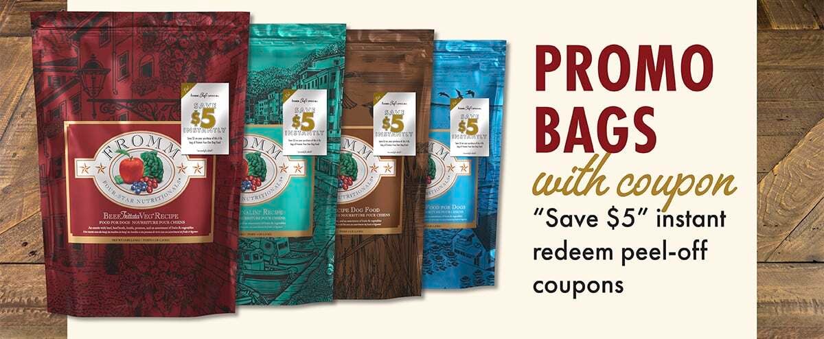 Promo Bags with Save $5 Coupon