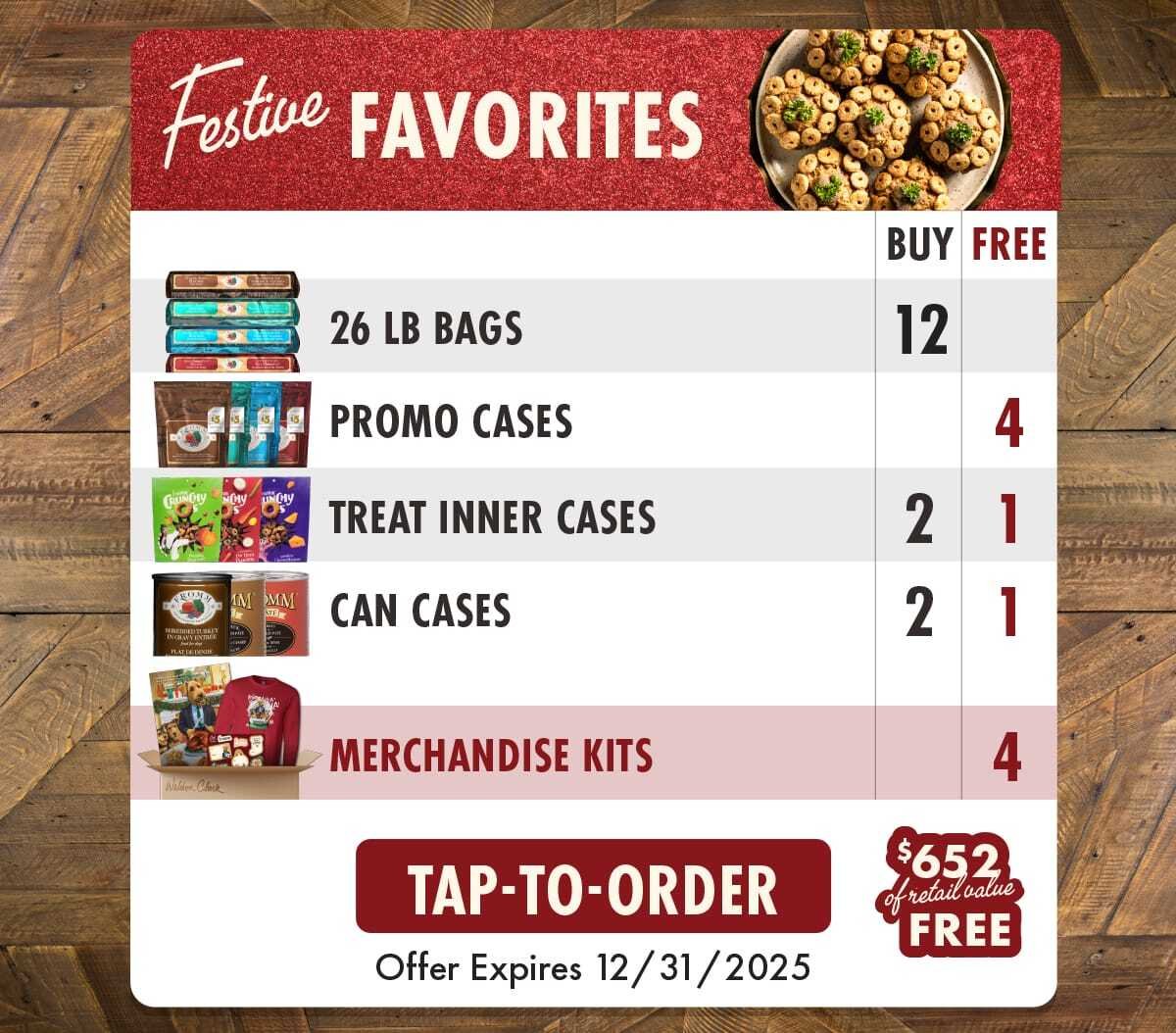 Fromm Tap-to-Order Festive Favorites