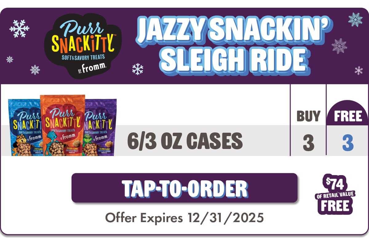 Tap to Order 3oz PurrSnackitty treats for cats