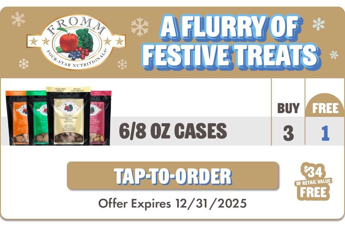 Tap to Order 8oz Four-Star treats for dogs
